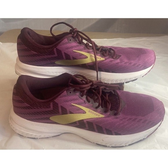 Brooks Womens Launch 6 1202851B553 Purple Running Shoes Lace Up Low Top- Size 11 - Picture 1 of 12